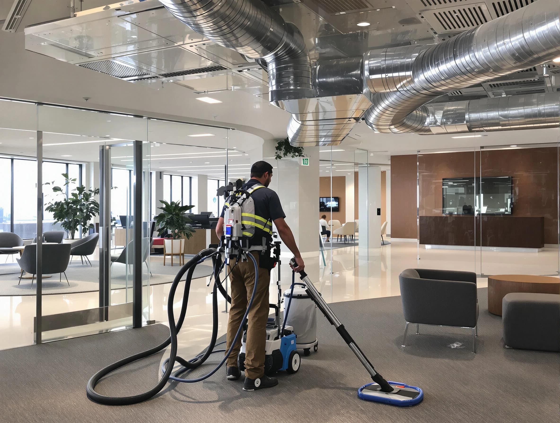 Commercial duct cleaning service by O'Hara Air Duct Cleaning in O'Hara