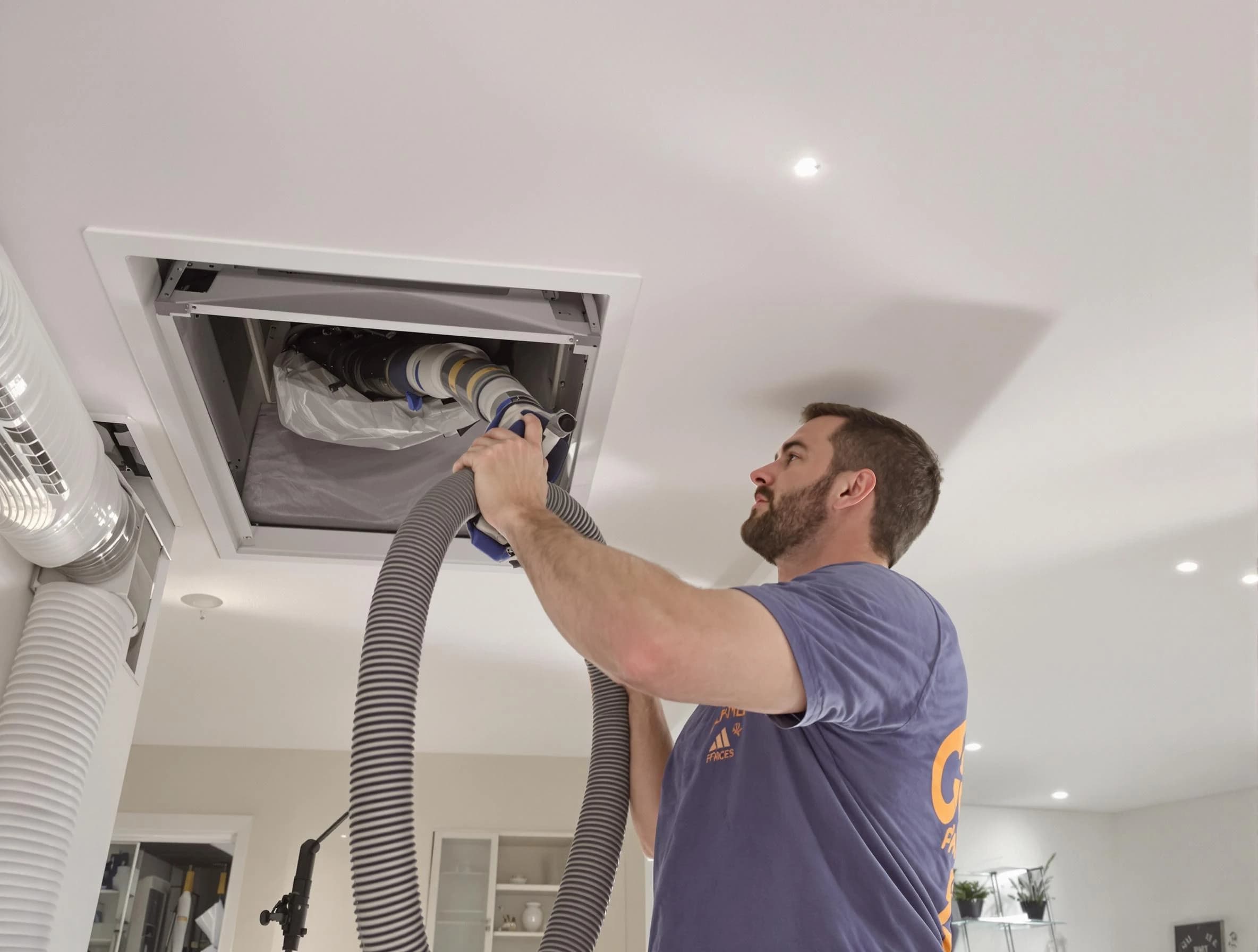 Precision indoor duct cleaning by O'Hara Air Duct Cleaning in O'Hara