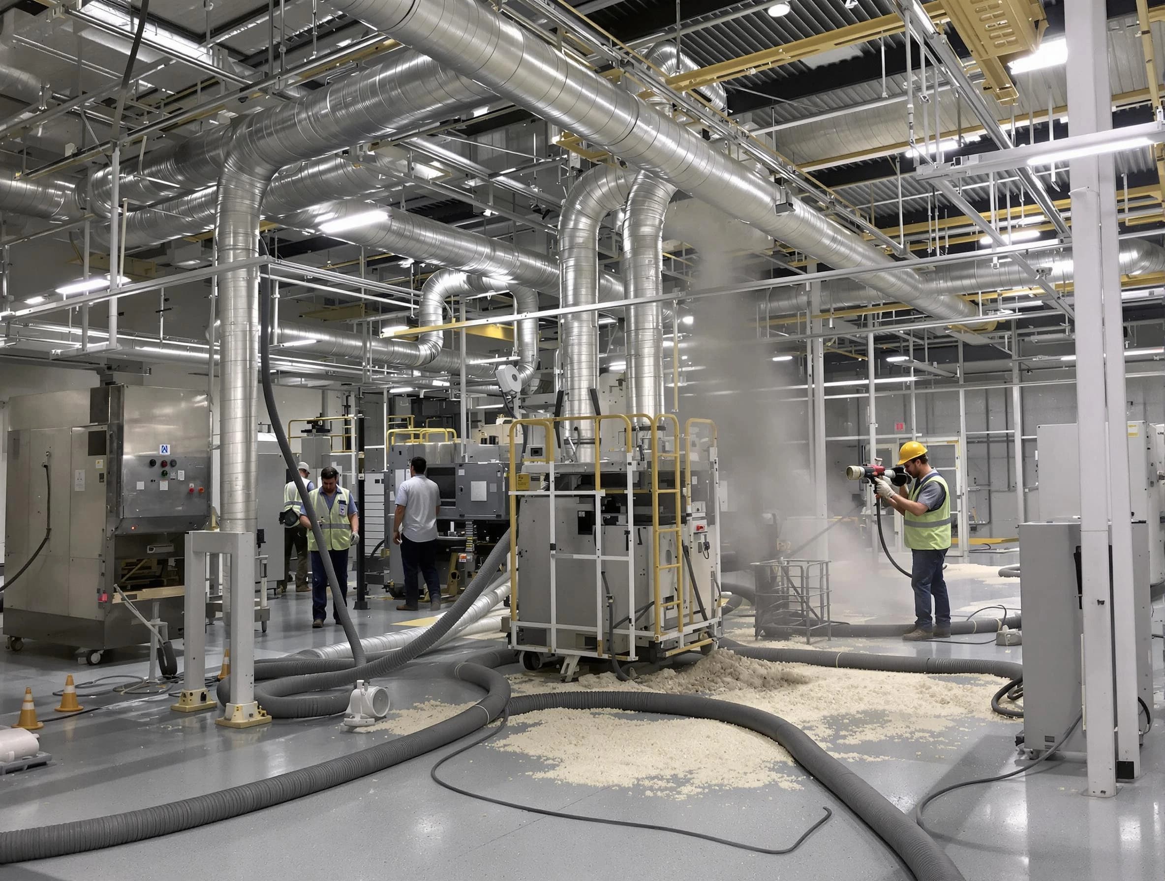 Heavy-duty industrial duct cleaning by O'Hara Air Duct Cleaning in O'Hara