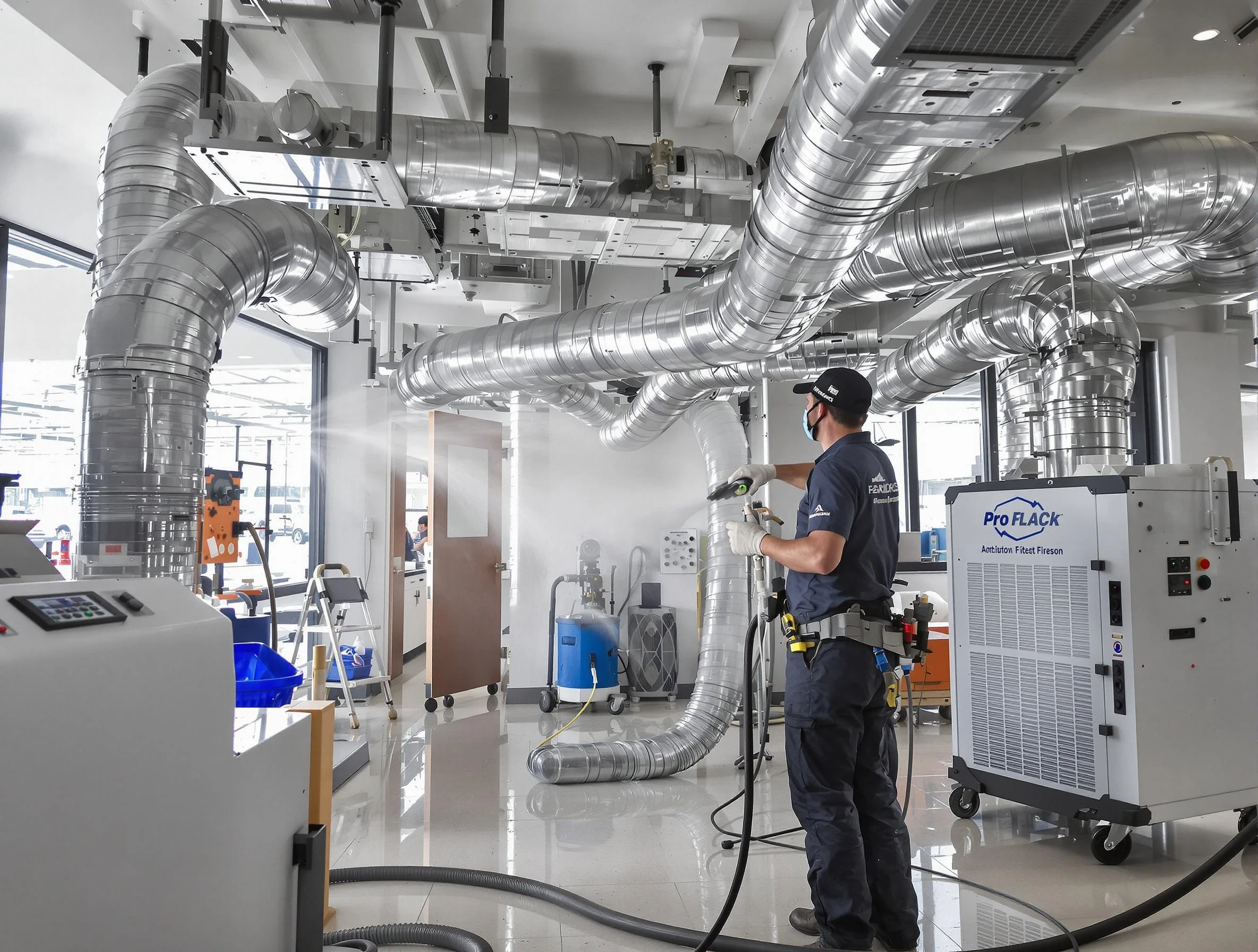 Negative Pressure Air Duct Cleaning in O'Hara