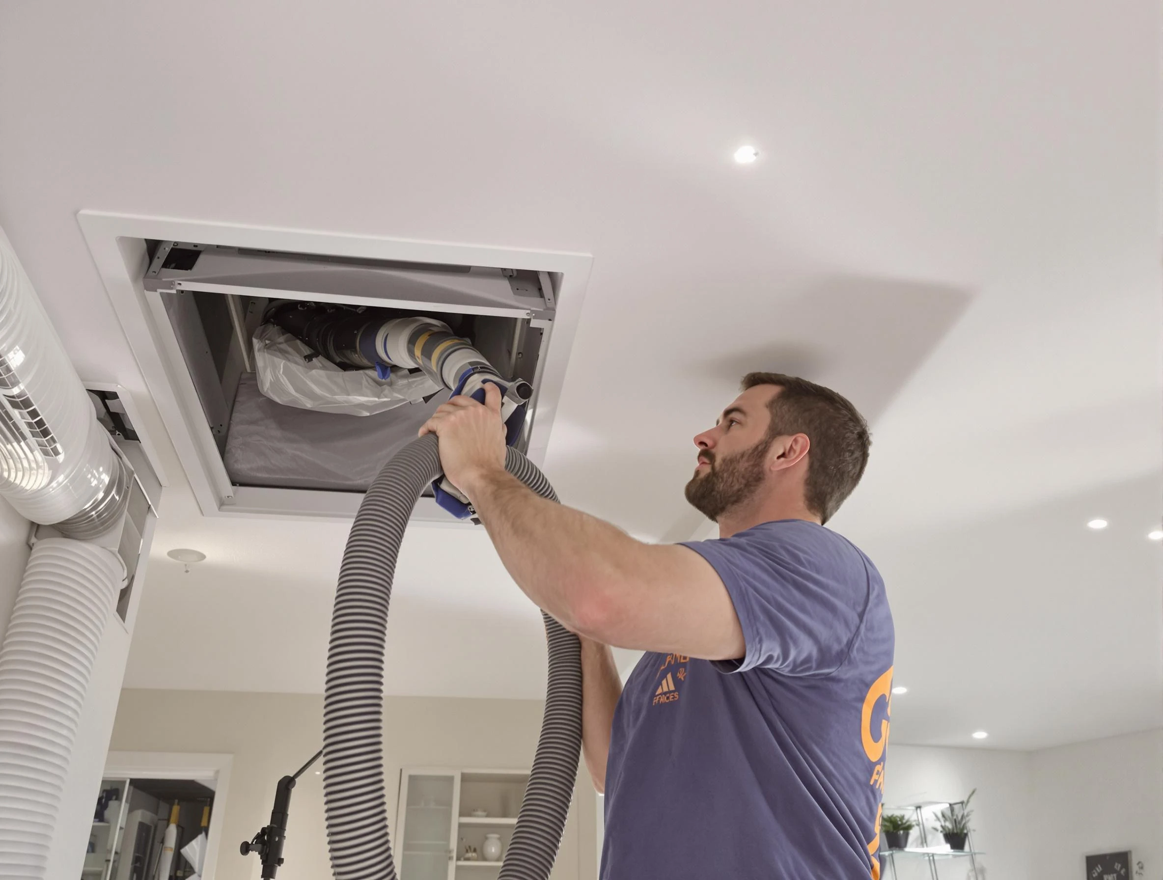 Precision indoor duct cleaning by O'Hara Air Duct Cleaning in O'Hara