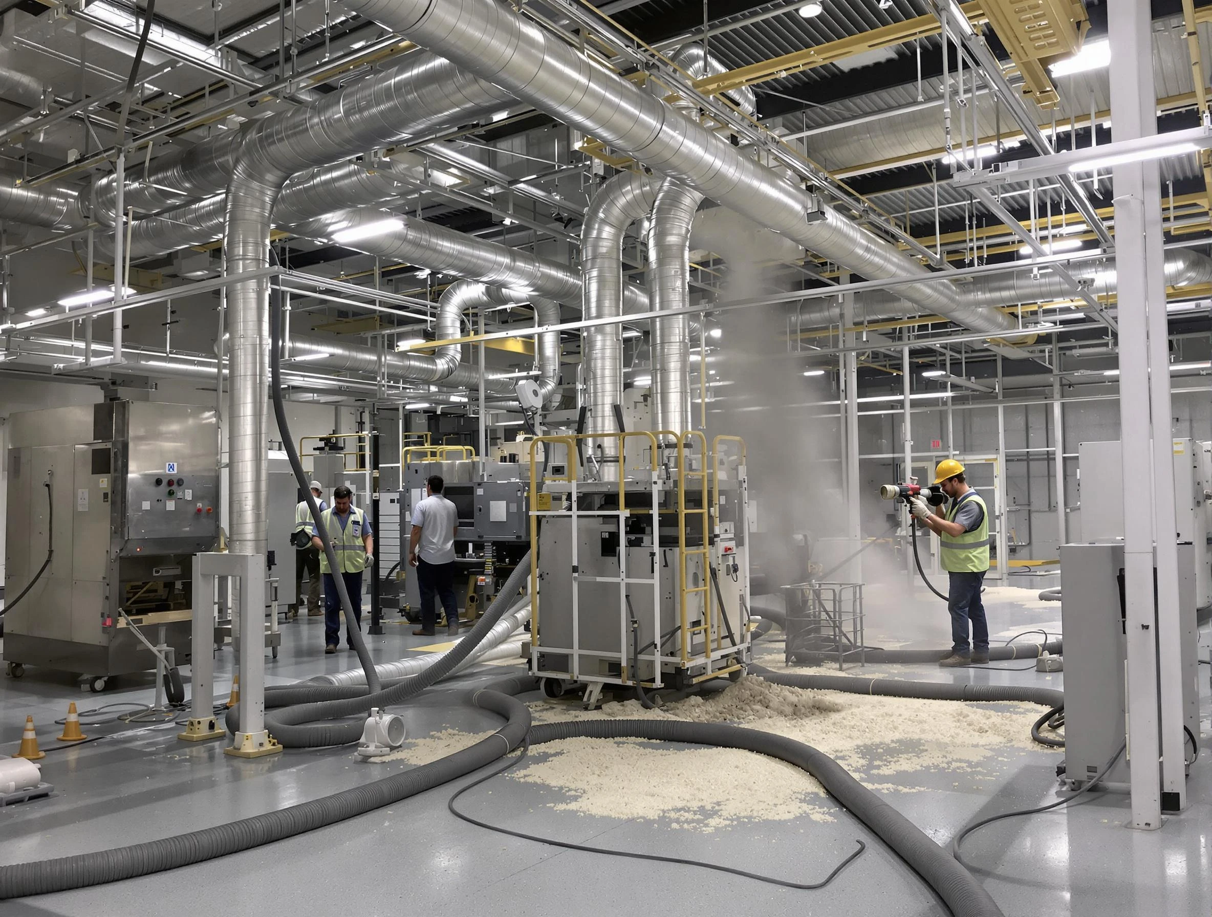 Heavy-duty industrial duct cleaning by O'Hara Air Duct Cleaning in O'Hara